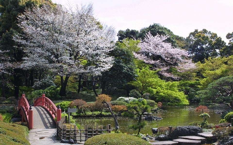 青山「ホテルニューオータニ」の日本庭園