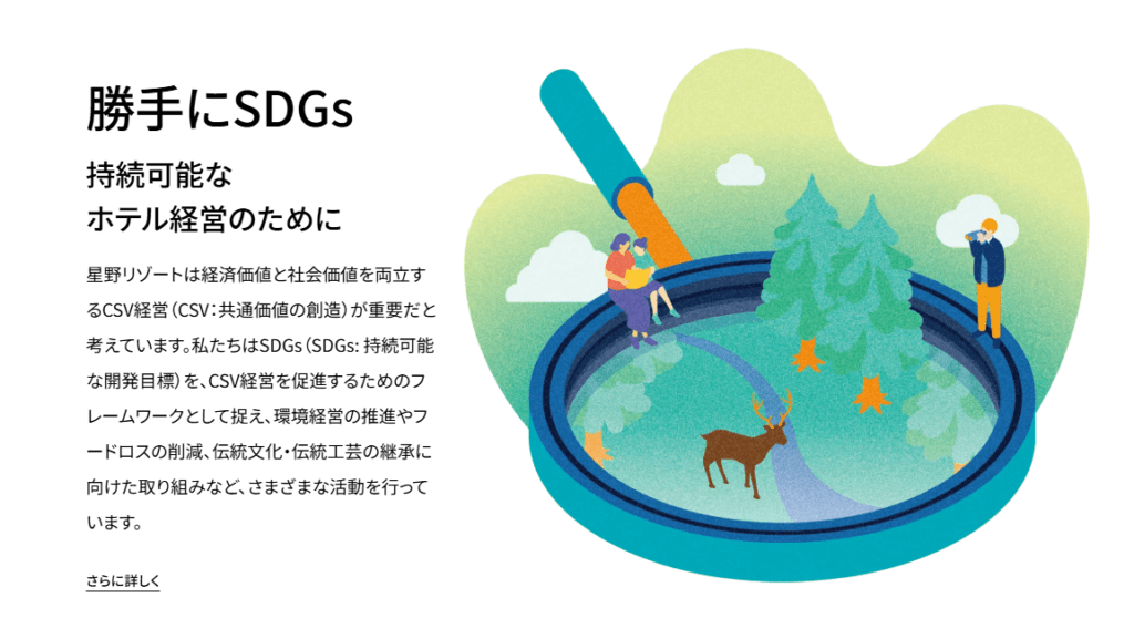 星野リゾートのSDGsとは？